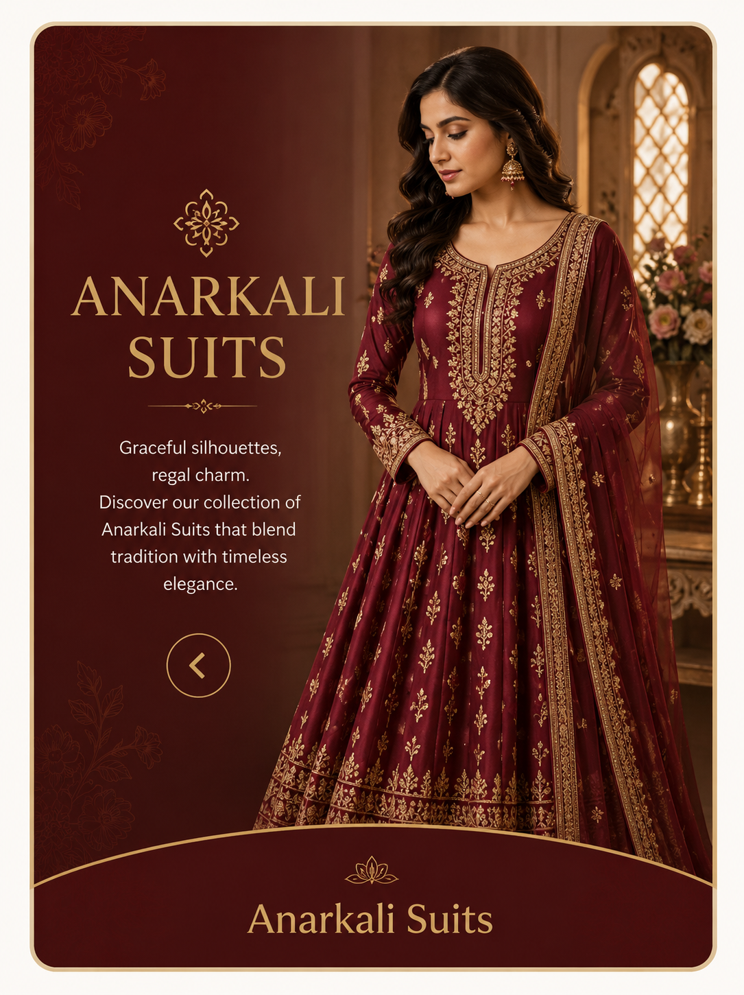Royal Velvet Anarkali Suit